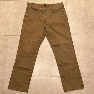 DOCKERS STRAIGHT FIT BROWN PANT 34x29